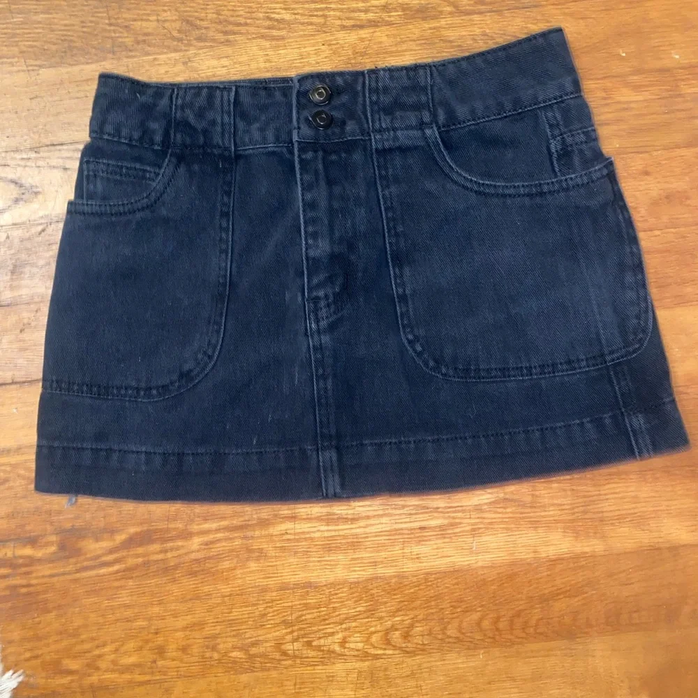 Jean mini skirt black - Picture 4 of 5